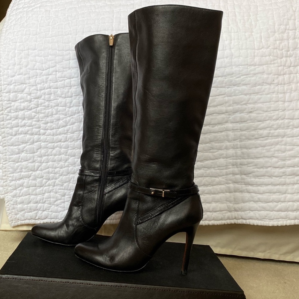 Coach Black Knee Boots - 7.5